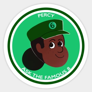 Percy Button - with text Sticker